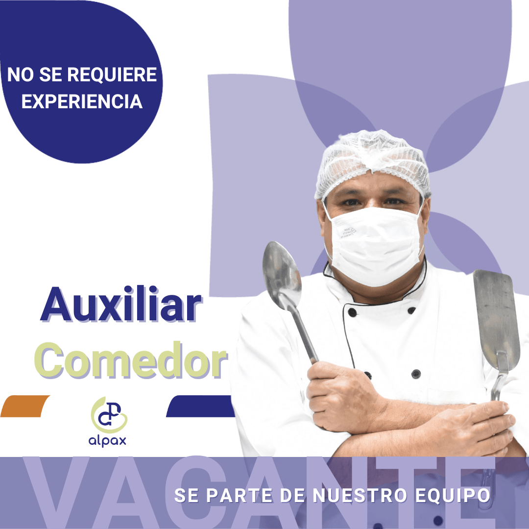 Vacante Comedor para Alpax Productos Naturales